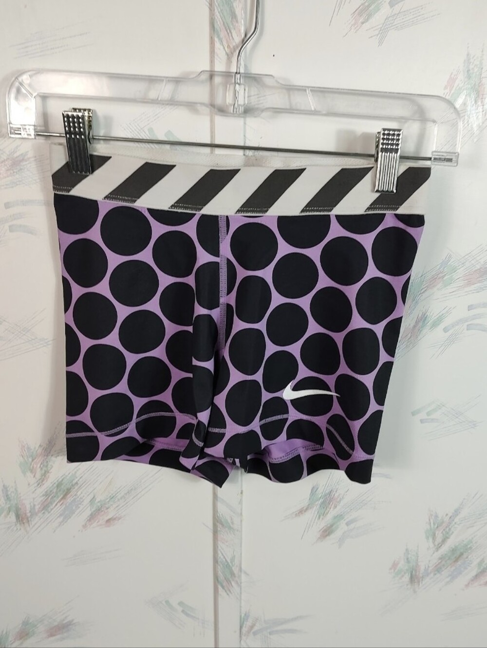 Nike Pro Polka Dot Spandex Shorts Size Small